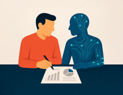 ai human side by side